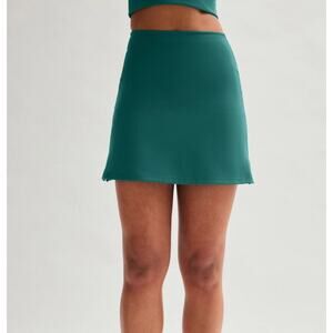 Girlfriend Collective Green Sport Skort Athletic Skirt Plus Size XXXL
